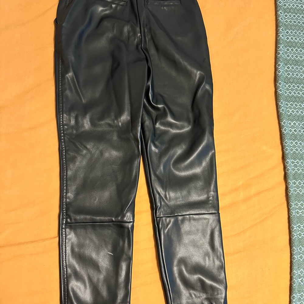 Pleather pants!